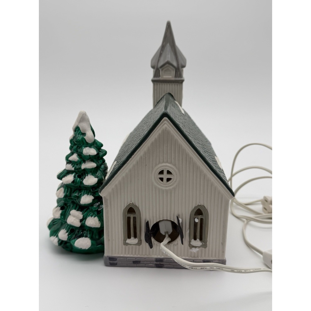Dept 56 All Saints Church Snow Village 5070-9 Vintage Retired Christmas w/Box - Picture 5 of 6
